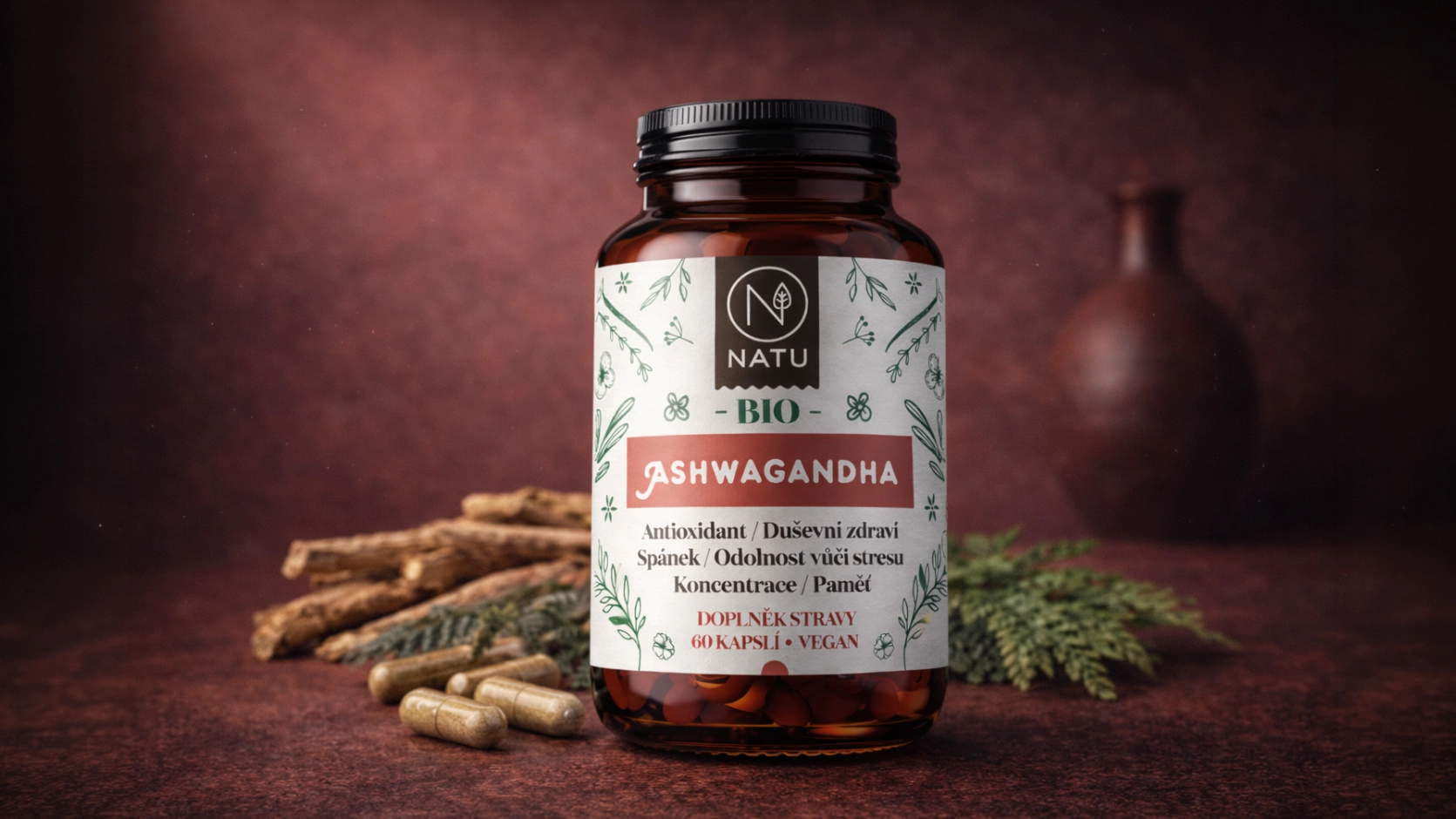 NATU KAPSLE ASHWAGANDHA